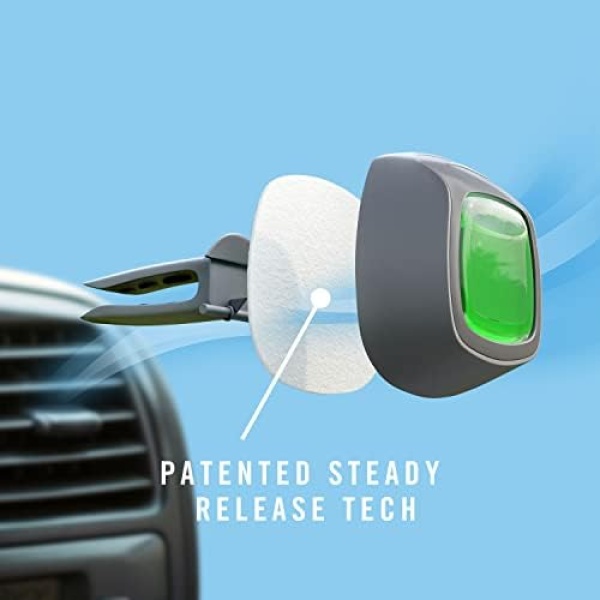 Febreze Car Air Freshener Vent Clip Downy April Fresh Scent, 06 oz. Car Vent - Image 3