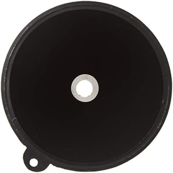 LUMAX LX-1602 Black 16 oz. (480 mL) Plastic Funnel, Flexible - Image 2