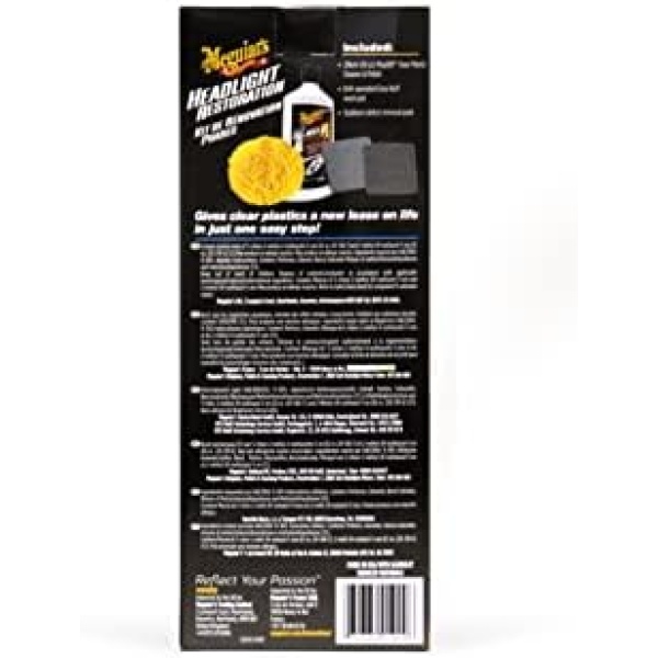 Meguiar's G1900KEU One-Step Plastic Car Headlight Restoration Kit - Image 3