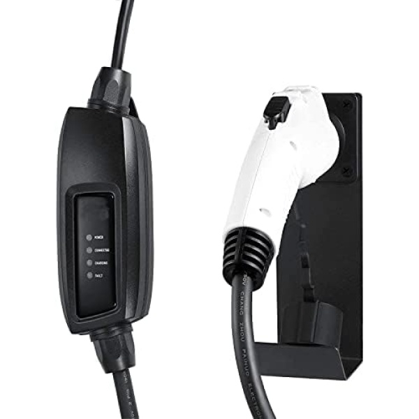LECTRON EV Charger Nozzle Holster Dock and J-Hook Combination for J1772 - Image 4