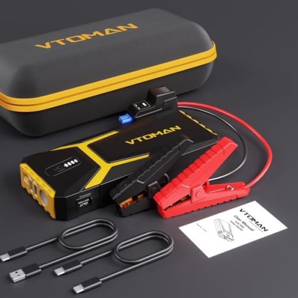 VTOMAN V10 Pro Jump Starter, 4500A Portable Car Starter - Image 7