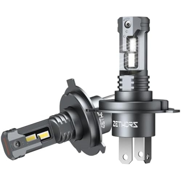 Zethors H4 9003 HB2 LED Headlight Bulbs, 400% Brighter Wireless LED Bulbs - Image 6