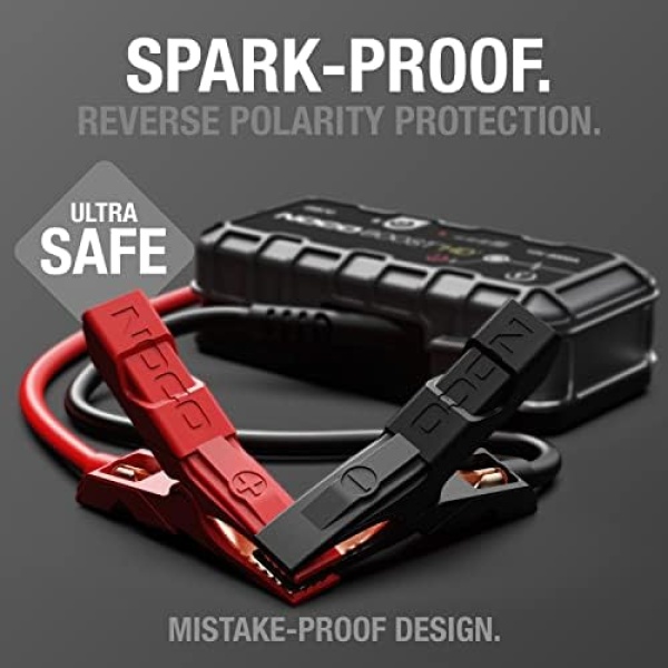 NOCO Boost HD GB70 2000A UltraSafe Car Jump Starter, Jump Starter Power Pack - Image 3