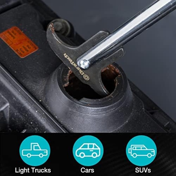 DURATECH Seal Puller with Extra Blade, Heat Treated Steel, Dual Hook Tips - Image 6