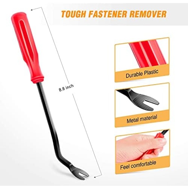 GOOACC 240 Retainer clips+5 fastener Remover Car Plastic Rivets Fasteners Push - Image 5