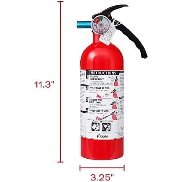 Kidde Fire Extinguisher for Home & Office Use, 5-B:C, 3.2 Lbs. - Image 8
