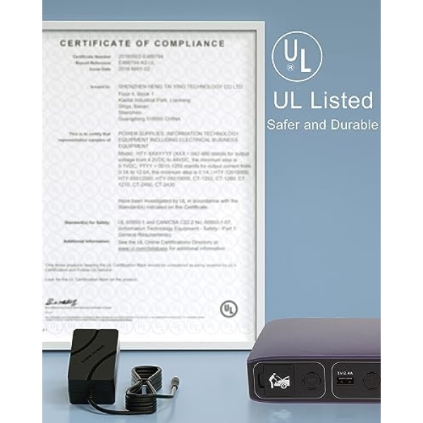 WUKUR Charger for Halo Bolt Charging Cord, 14V AC Adapter Compatible - Image 5