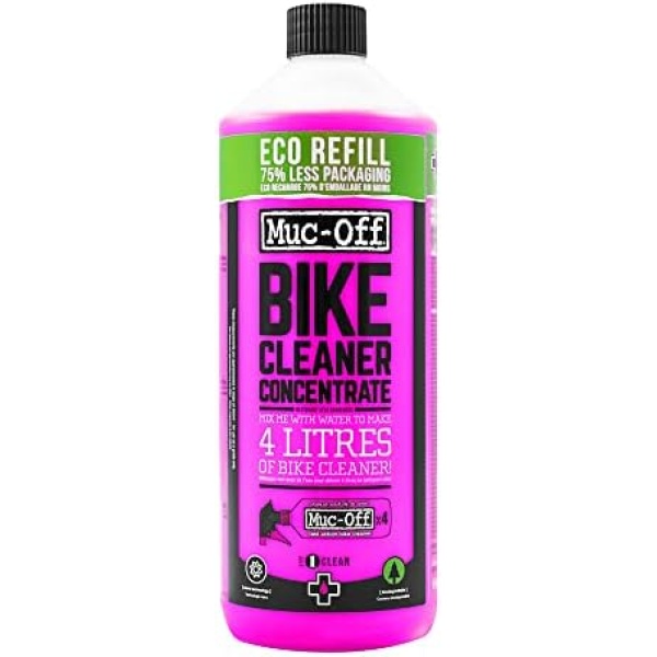 Muc Off Bike Cleaner Concentrate, 1 Liter - Fast-Action, Biodegradable Nano Gel