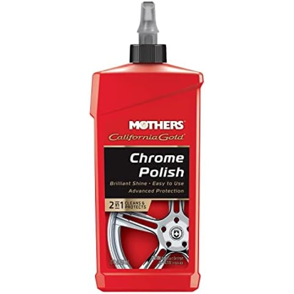 Mothers 05212 California Gold Chrome Polish, 12 oz.