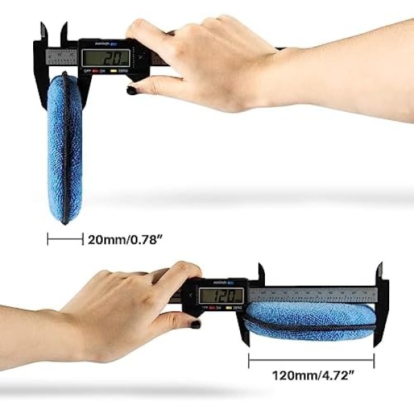 Sukh 16 Pack Microfiber Foam Car Wax Applicator Pad - Foam Applicator Pads - Image 2