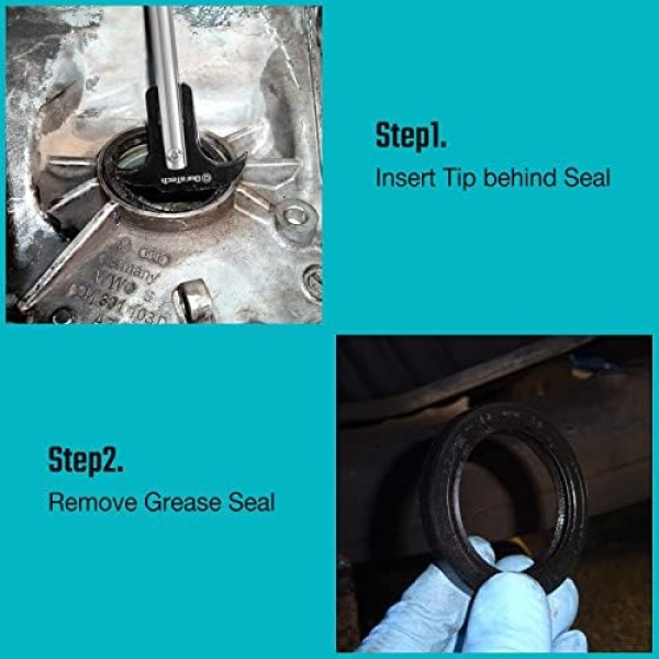 DURATECH Seal Puller with Extra Blade, Heat Treated Steel, Dual Hook Tips - Image 5