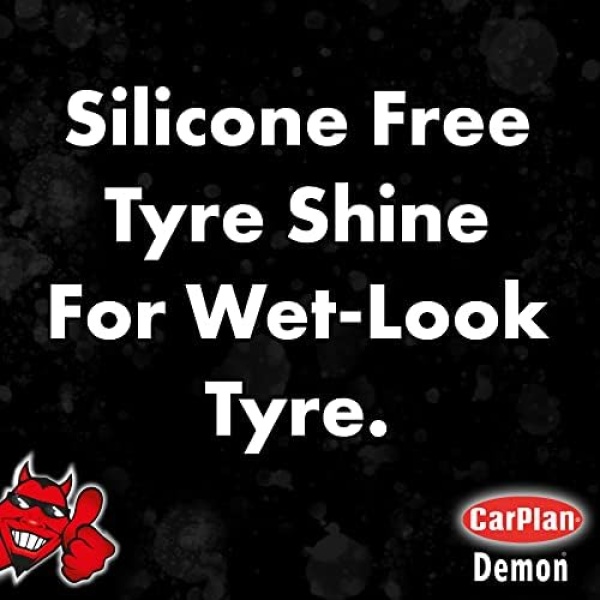 CarPlan Demon Tyres, Instant Tyre Shine, Refill 5 Litre (Pack of 1) - Image 8