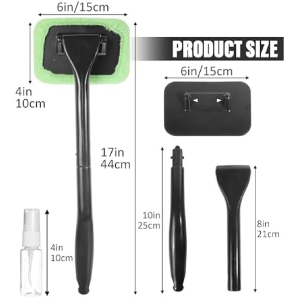 RACOONA Windshield Cleaning Tool,Car Cleaning Window Tool - Image 2