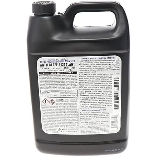 Mopar 10 Year/150,000 Mile Coolant 50/50 Premixed - Image 2