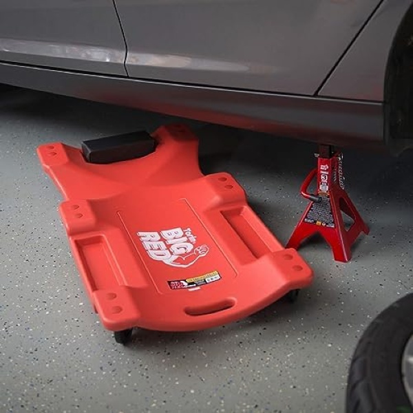 BIG RED TRP6240 Torin Blow Molded Plastic Rolling Garage/Shop Creeper - Image 6