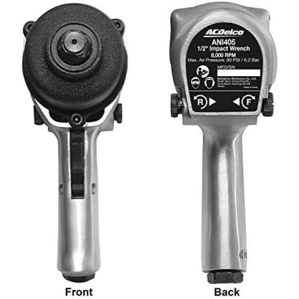 ACDelco ANI405A Heavy Duty Twin Hammer ½” 500 ft-lbs. 5-Speed Pneumatic Impact - Image 3