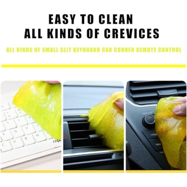 Car Cleaning Gel,2023 Car Accessories for Women and Man, 5-Pack Car Cleaning - Image 5