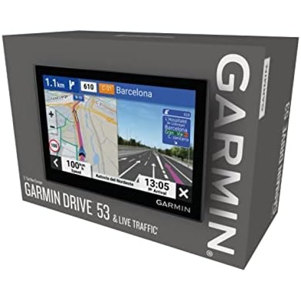 Garmin Drive 53, GPS Sat Nav, 5" display, Full EU Mapping, Driver Alerts - Image 2