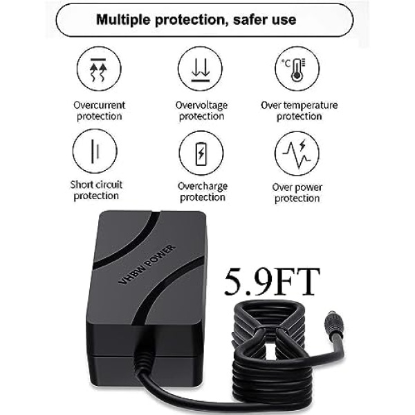 WUKUR Charger for Halo Bolt Charging Cord, 14V AC Adapter Compatible - Image 4