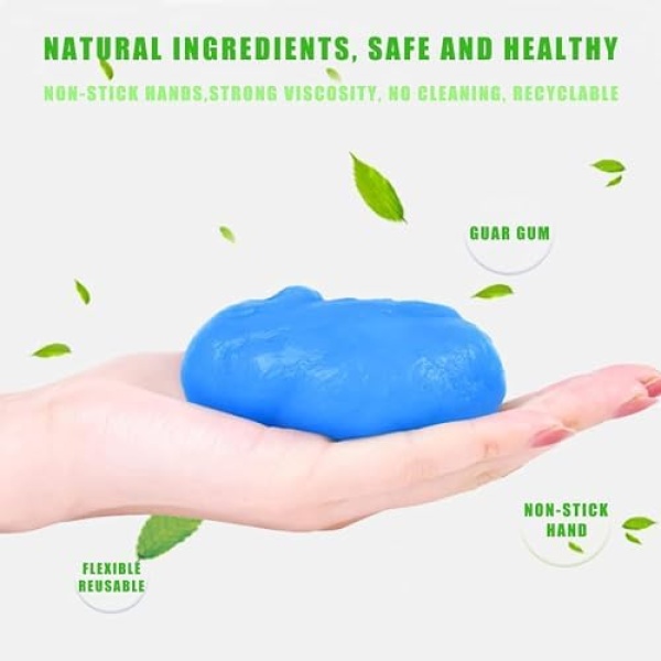 Car Cleaning Gel,2023 Car Accessories for Women and Man, 5-Pack Car Cleaning - Image 6