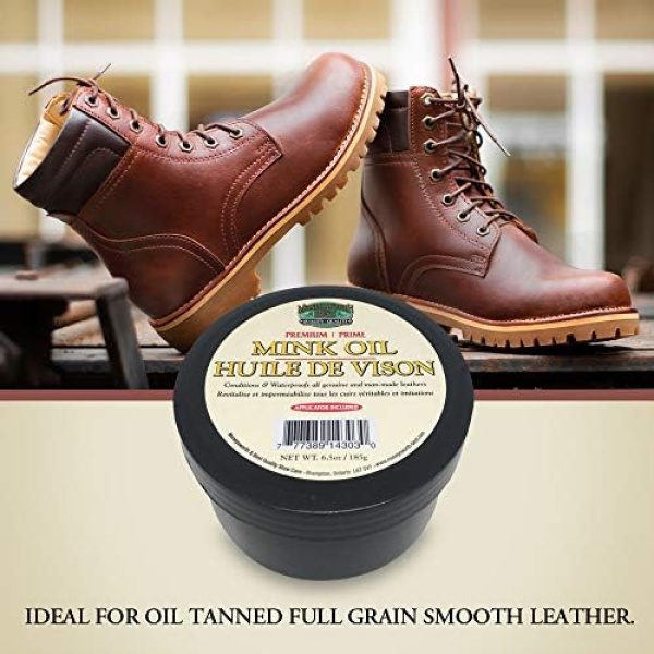 M&B Mink Oil-Tub, 6.5oz/185g, Waterproof & Conditioner - Image 8