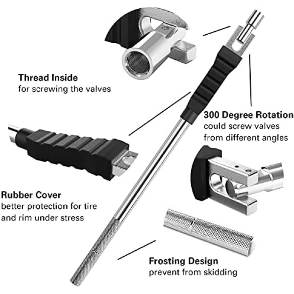 CKAuto Valve Stem Puller/Installer with Rubber Boot - Image 3