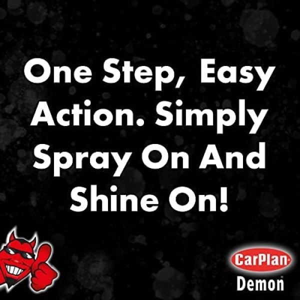 CarPlan Demon Tyres, Instant Tyre Shine, Refill 5 Litre (Pack of 1) - Image 9
