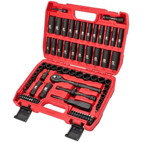 LLNDEI 3/8”Drive Impact Socket Set,Standard SAE(5/16 to 3/4-Inch) Metric - Image 9