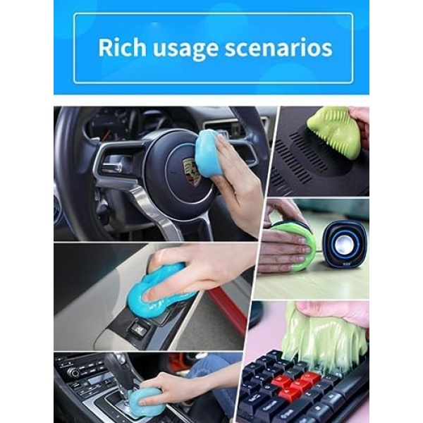 Multifunction Cleaning Gel, Universal Dust Cleaner, Car Cleaning Gel - Image 6