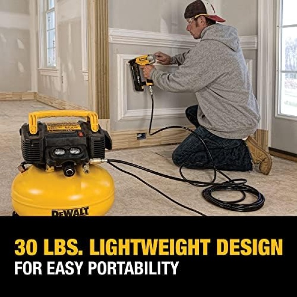DEWALT Pancake Air Compressor, 6 Gallon, 165 PSI (DWFP55126) - Image 7