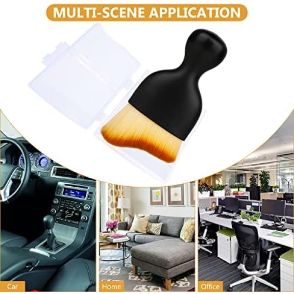 Rednow Car Interior Cleaning Tool Brush with Cover,Car Brush Car Detailing Brush - Image 6
