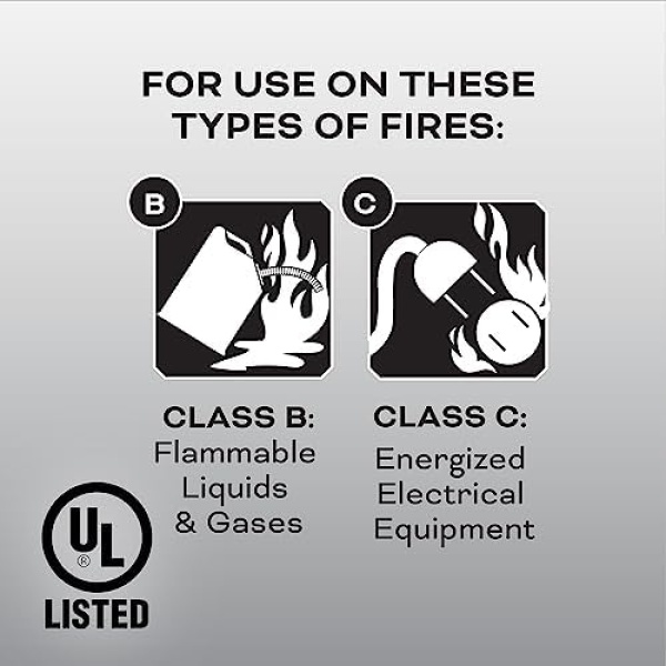 Kidde Fire Extinguisher for Home & Office Use, 5-B:C, 3.2 Lbs. - Image 2