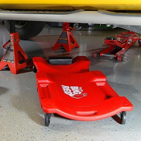 BIG RED TRP6240 Torin Blow Molded Plastic Rolling Garage/Shop Creeper - Image 7
