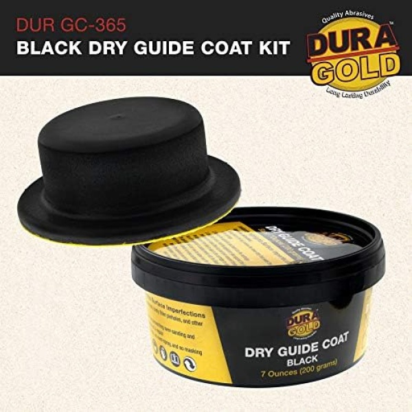 Dura-Gold Premium Black Dry Guide Coat Kit, 7 Ounces (200 Grams) - Image 2