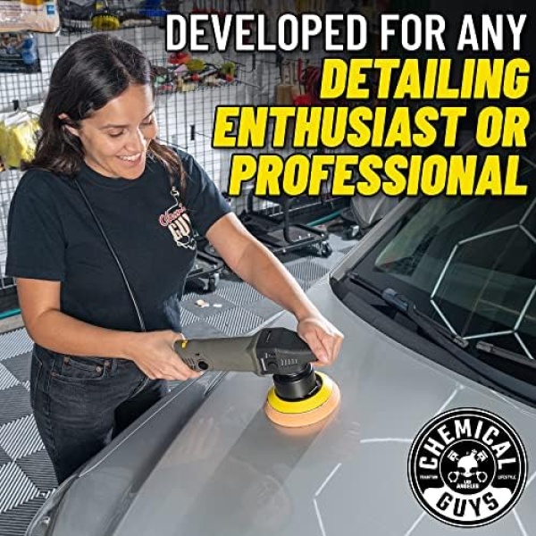 Chemical Guys BUF_503X TORQX Random Orbital Polisher, Pads, Polishes - Image 5