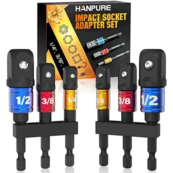 Tools Impact Grade Socket Adapter Set 2 Pack Gifts for Men Cool Gadget Christmas