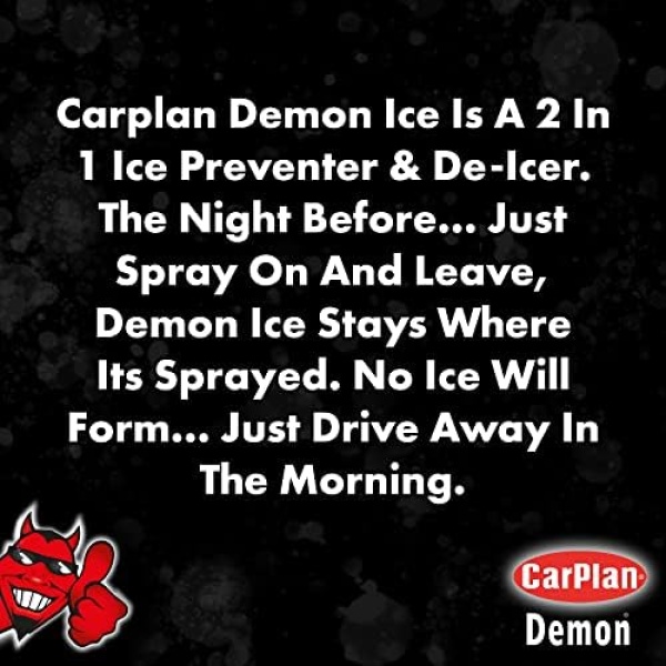 CarPlan Demon Ice, Ice Preventer and De-Icer and 1 Litre (Pack of 1) - Image 6