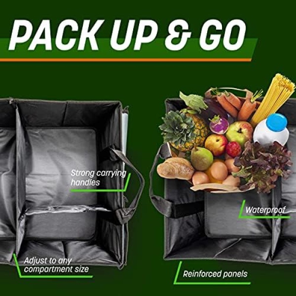 Drive Auto Car Organizer - Durable, Foldable Car Trunk Organizer for SUV - Image 5