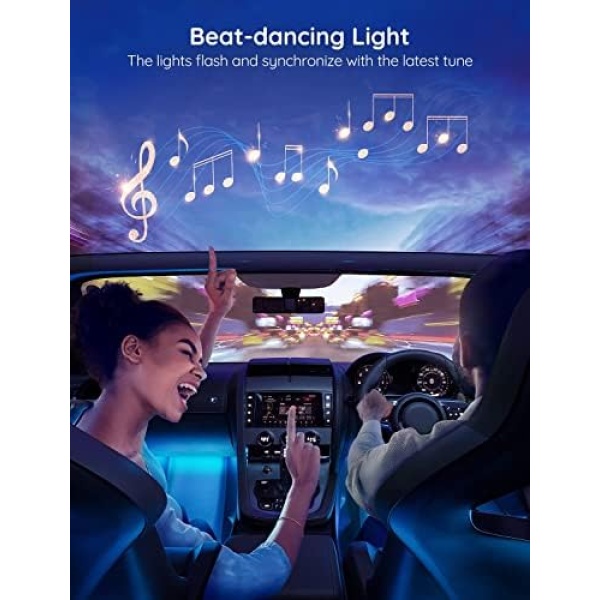 Govee Interior Lights for Car, App Control Smart Car Lights with DIY Mode - Image 5