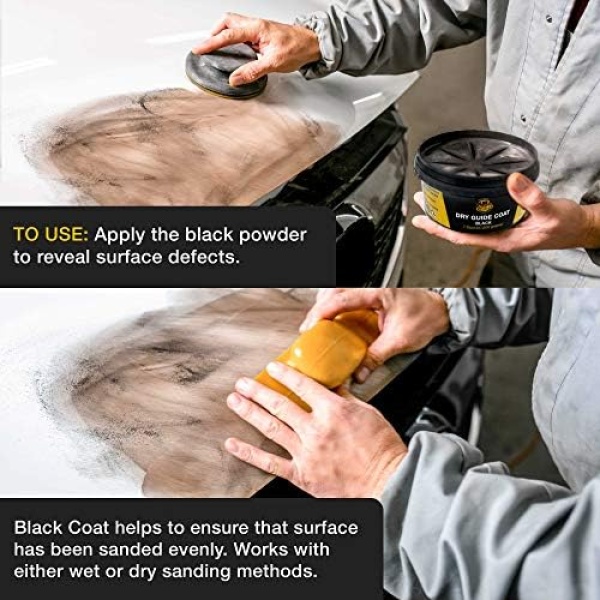 Dura-Gold Premium Black Dry Guide Coat Kit, 7 Ounces (200 Grams) - Image 5