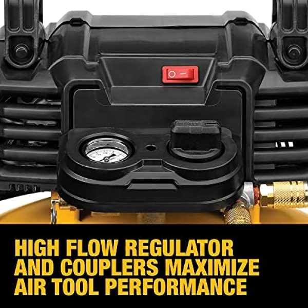 DEWALT Pancake Air Compressor, 6 Gallon, 165 PSI (DWFP55126) - Image 5