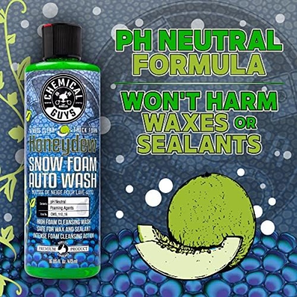 Chemical Guys CWS 110 Honeydew Snow Foam Car Wash Soap - Image 5