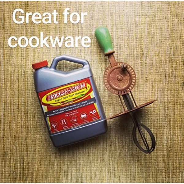 CRC Evapo-Rust, Heavy-Duty Rust Remover, Reusable, Acid-Free, Non-Corrosive - Image 4