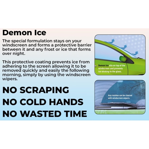 CarPlan Demon Ice, Ice Preventer and De-Icer and 1 Litre (Pack of 1) - Image 5
