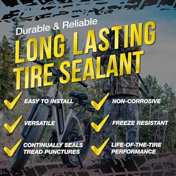 Flat Out Off Road Tire Sealant, Sportsman Formula with Valve Core Tool - Image 9